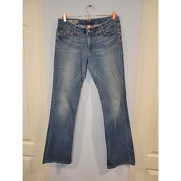 EUC Vintage Y2K Women's Lucky Brand Grand Wonder Boot Denim Jeans Size 8 / 29 - Picture 2 of 8